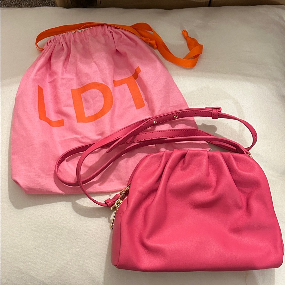 LDT Vibrant Pink Shoulder Bag